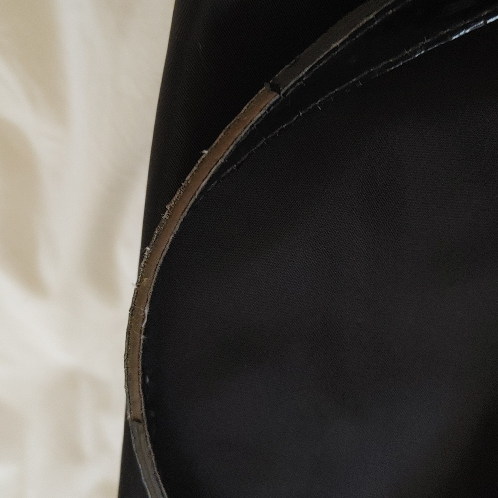 Kate Spade Elena Black Nylon & Patent Leather Shoulder Hobo Handbag - Picture 11 of 11